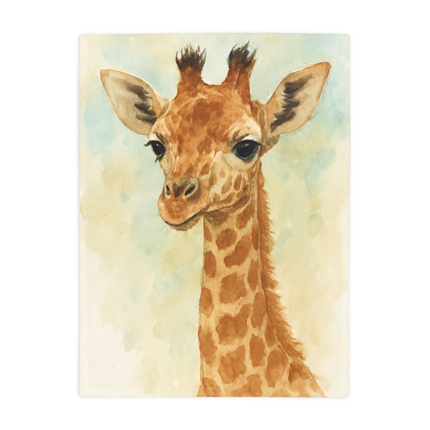 Baby Giraffe -Plush Blanket - Coordinates with Savanah Collection nursery items,